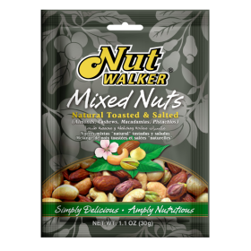 NATURAL TOASTED & SALTED MIXED NUT - HỖN HỢP HẠT KHÔ RANG MUỐI 30gr