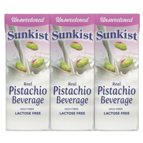Sữa hạt dẻ cười SUNKIST KHÔNG ĐƯỜNG 180ml