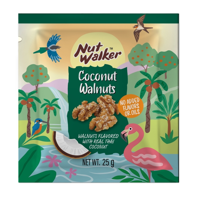 COCONUT WALNUTS - HẠT ÓC CHÓ TẨM NƯỚC CỐT DỪA 25gr