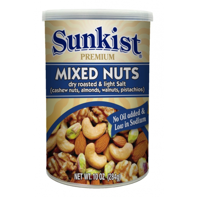 PREMIUM MIXED NUT DRY ROASTED & LIGHT SALT - HỖN HỢP HẠT KHÔ RANG MUỐI NHẠT 284G