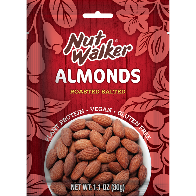 ROASTED SALTED ALMONDS - HẠNH NHÂN RANG MUỐI - 30G
