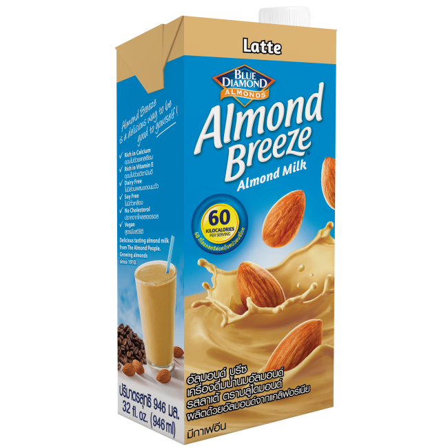 Sữa hạt hạnh nhân ALMOND BREEZE LATTE 946ml