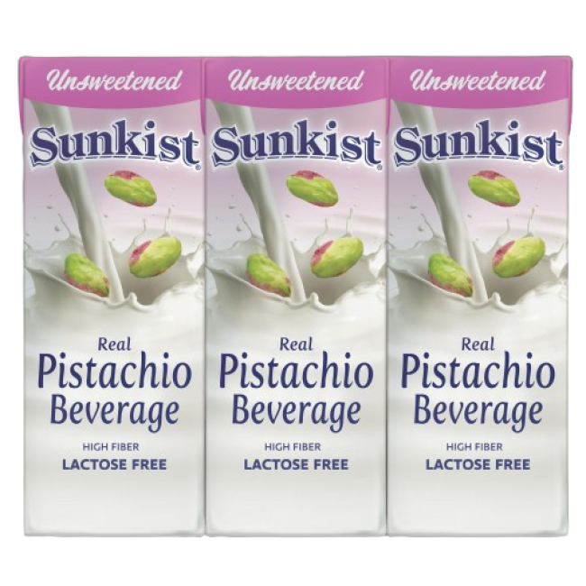 Sữa hạt dẻ cười SUNKIST KHÔNG ĐƯỜNG 180ml